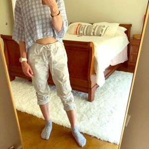 Lou & grey cargo drawstring pants joggers leggings